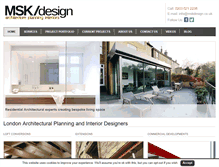 Tablet Screenshot of mskdesign.co.uk